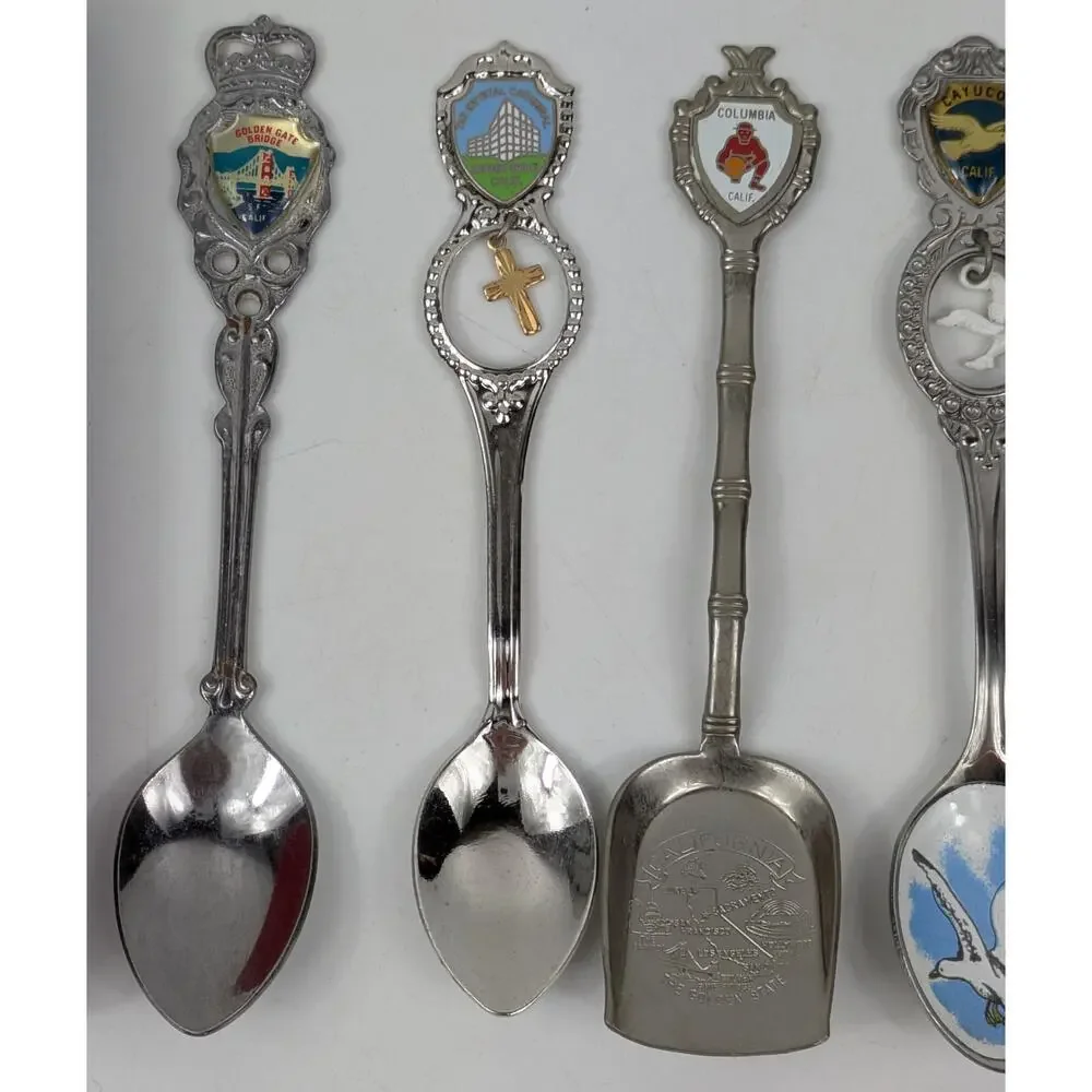 Lot 17 Vintage California Souvenir Collector Spoons State Travel Landmarks USA - Picture 6 of 16